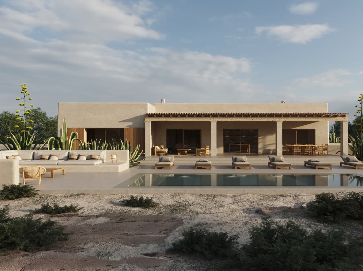 VILLA SAONA | Exclusiva Villa Contemporánea con Vistas al Mar y Total Privacidad en Formentera — Villa, Formentera · Formentera