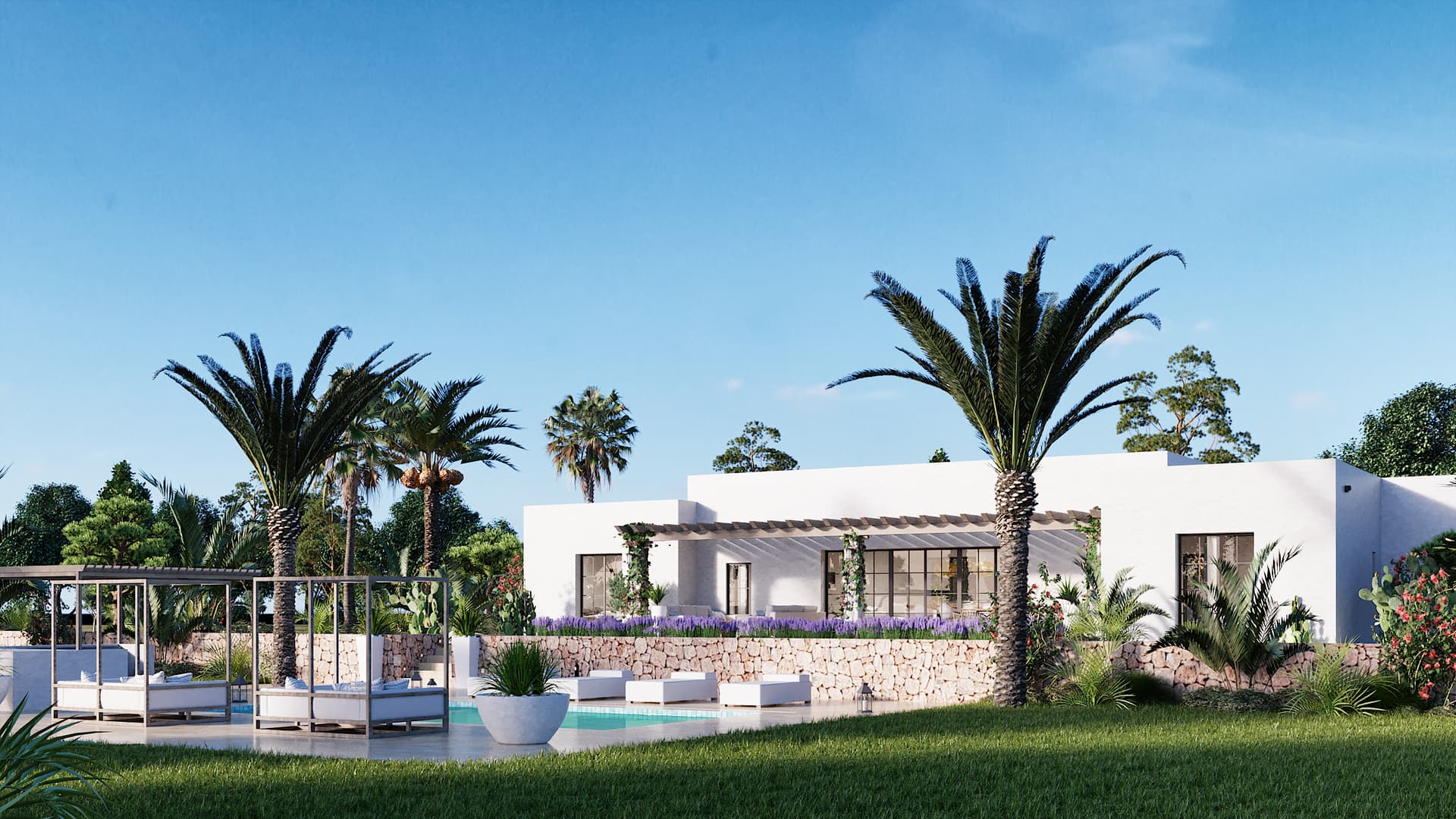 PRECIOSA PARCELA PARA CASA CON PISCINA, Santa Gertrudis, Ibiza — Terreno, Santa Gertrudis · Santa Eulària des Riu, Ibiza