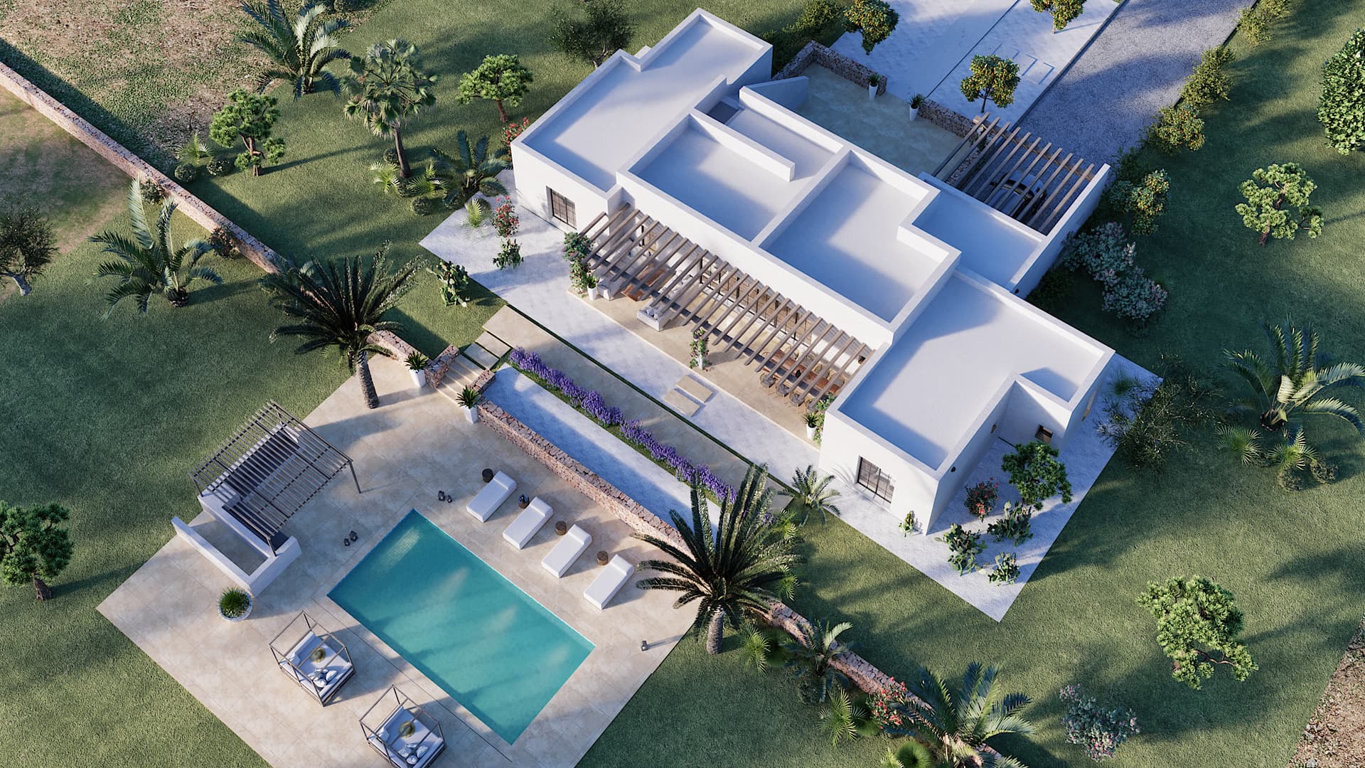 PRECIOSA PARCELA PARA CASA CON PISCINA, Santa Gertrudis, Ibiza — photo 3 of 20
